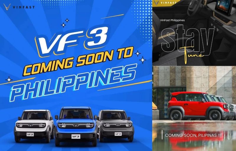 Sau màn ra mắt gây sốt tại Việt Nam, VinFast VF 3 chuẩn bị được mở bán tại Philippines