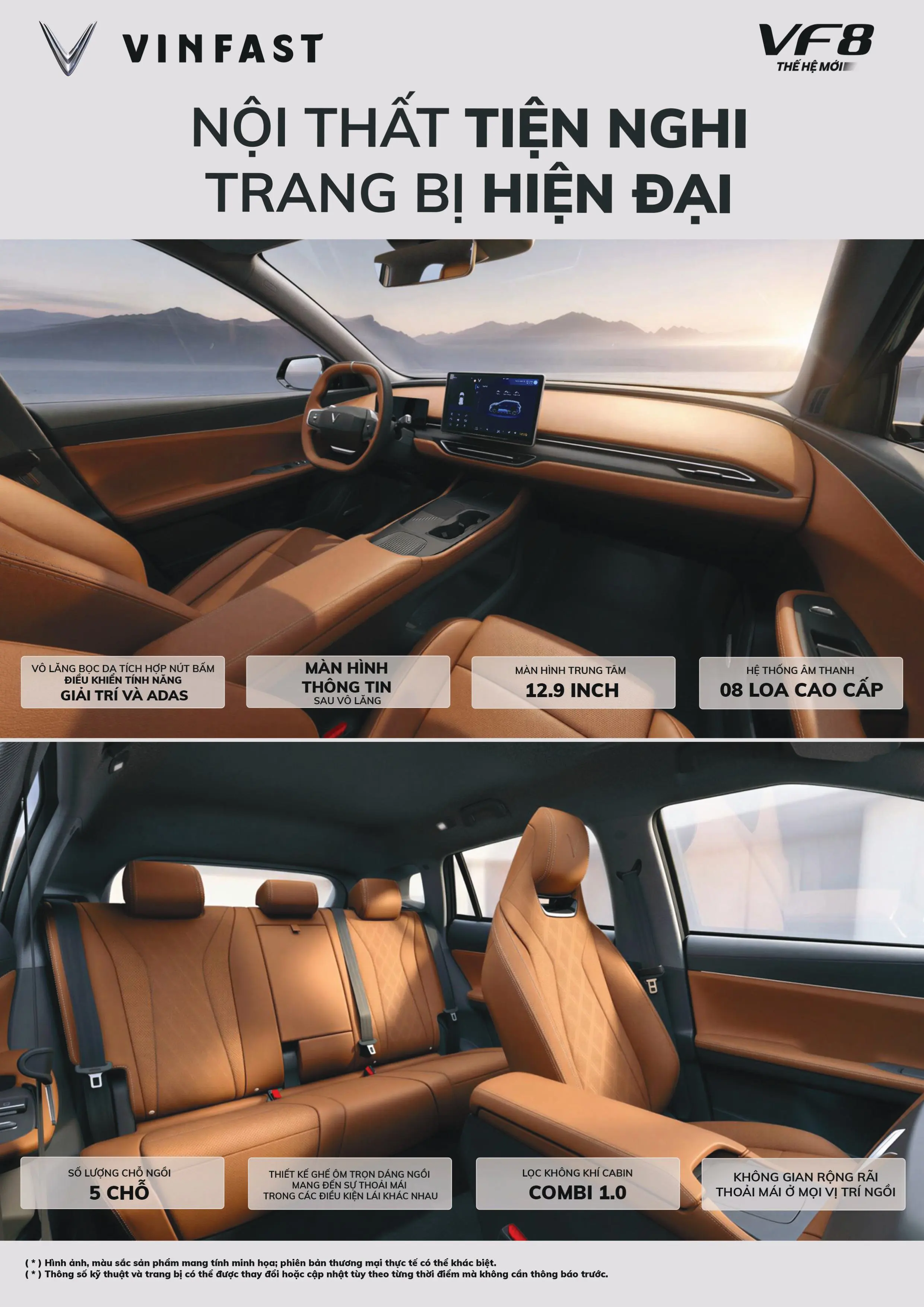 Thông số kỹ thuật VinFast VF 8 thế hệ mới 2026 - Giá lăn bánh & Ưu đãi mới nhất 19 Thông số kỹ thuật VinFast VF 8 thế hệ mới 2026 - Giá lăn bánh & Ưu đãi mới nhất VF8 all new 2026 3 vinfast hochiminh.com .vn Thông số kỹ thuật VinFast VF 8 thế hệ mới 2026 - Giá lăn bánh & Ưu đãi mới nhất