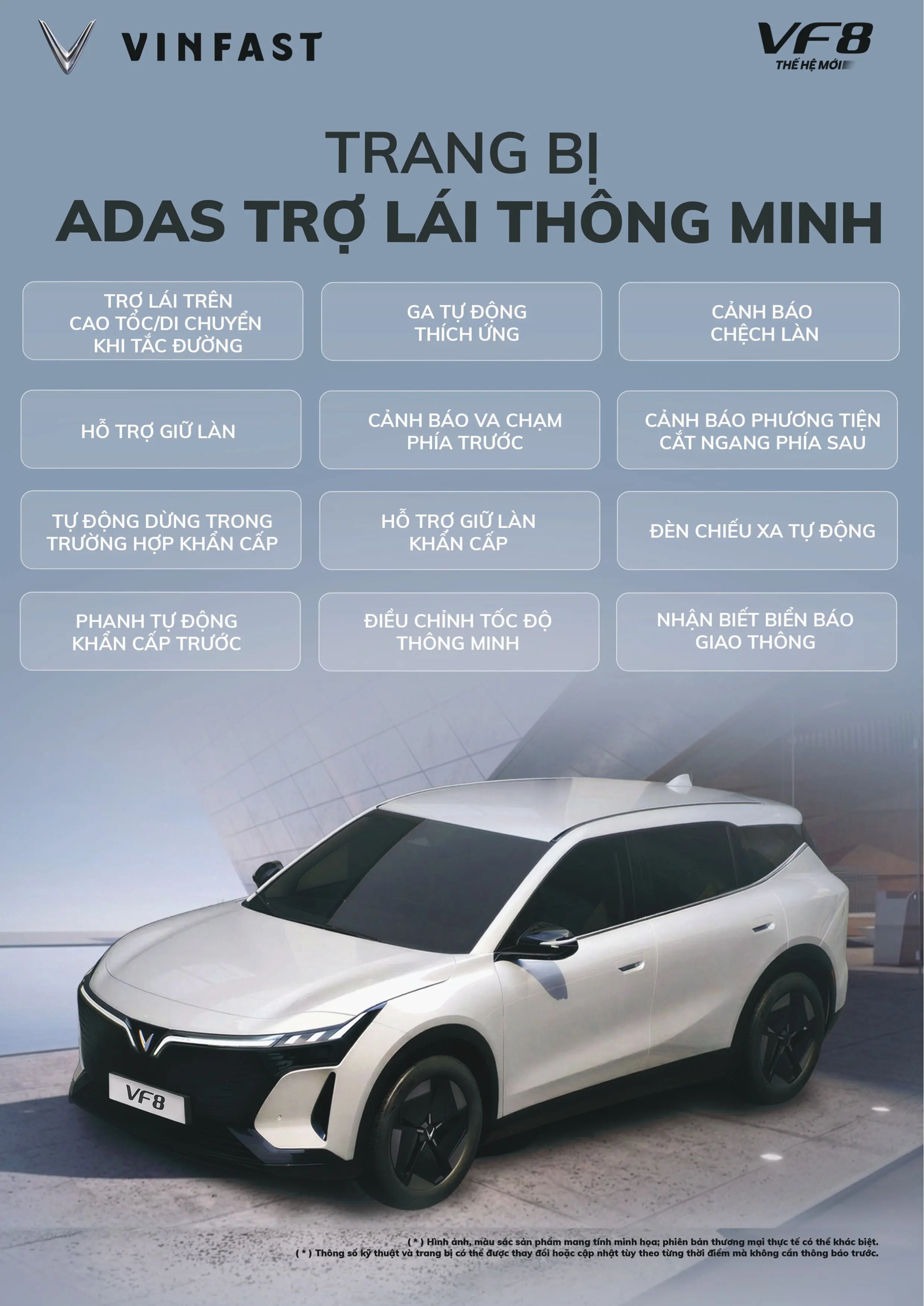 Thông số kỹ thuật VinFast VF 8 thế hệ mới 2026 - Giá lăn bánh & Ưu đãi mới nhất 20 Thông số kỹ thuật VinFast VF 8 thế hệ mới 2026 - Giá lăn bánh & Ưu đãi mới nhất VF8 all new 2026 4 vinfast hochiminh.com .vn Thông số kỹ thuật VinFast VF 8 thế hệ mới 2026 - Giá lăn bánh & Ưu đãi mới nhất